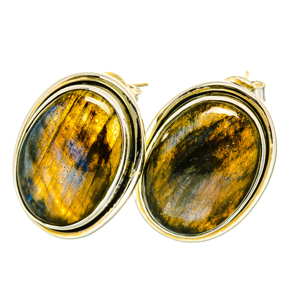Labradorite Earrings handcrafted by Ana Silver Co - EARR419190