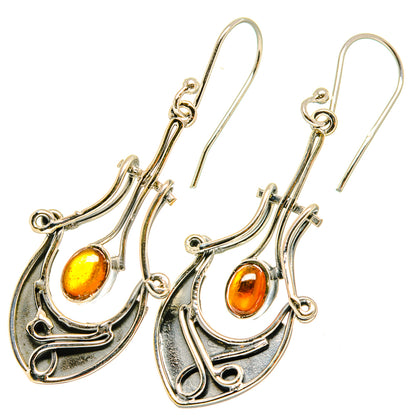 Baltic Amber Earrings handcrafted by Ana Silver Co - EARR419258