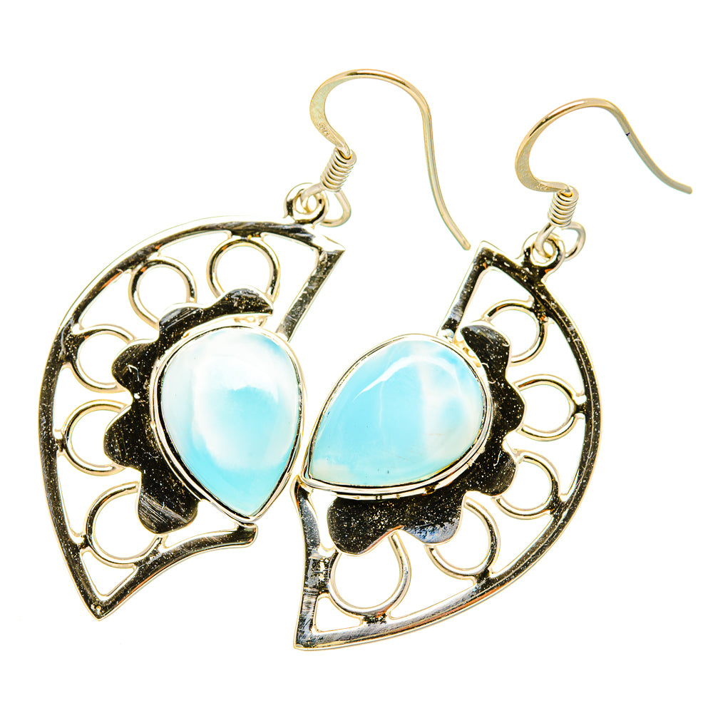Larimar Earrings handcrafted by Ana Silver Co - EARR419281