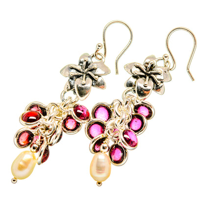 Garnet Earrings handcrafted by Ana Silver Co - EARR419330