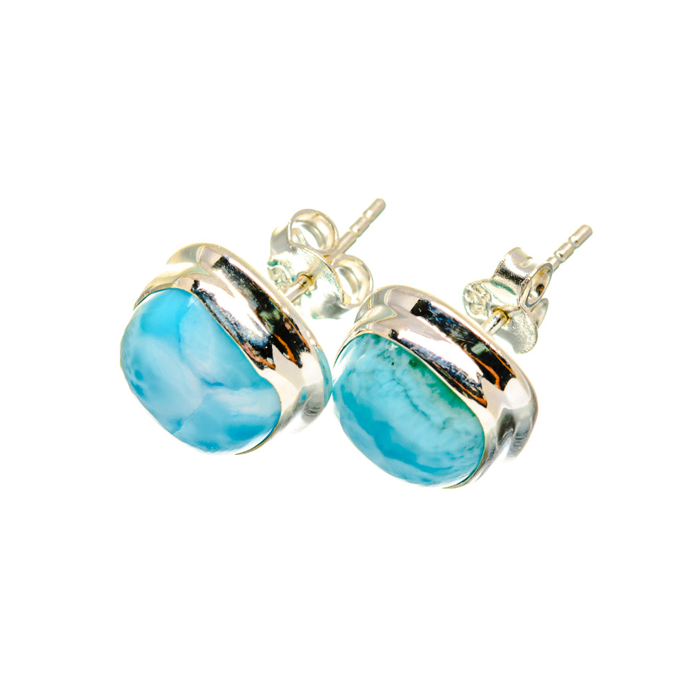 Larimar Earrings handcrafted by Ana Silver Co - EARR419339