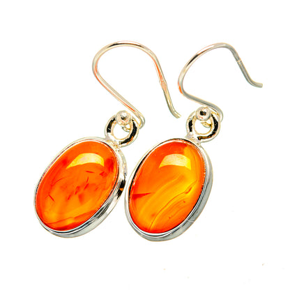 Carnelian Earrings handcrafted by Ana Silver Co - EARR419340