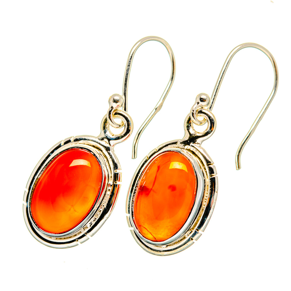 Carnelian Earrings handcrafted by Ana Silver Co - EARR419351