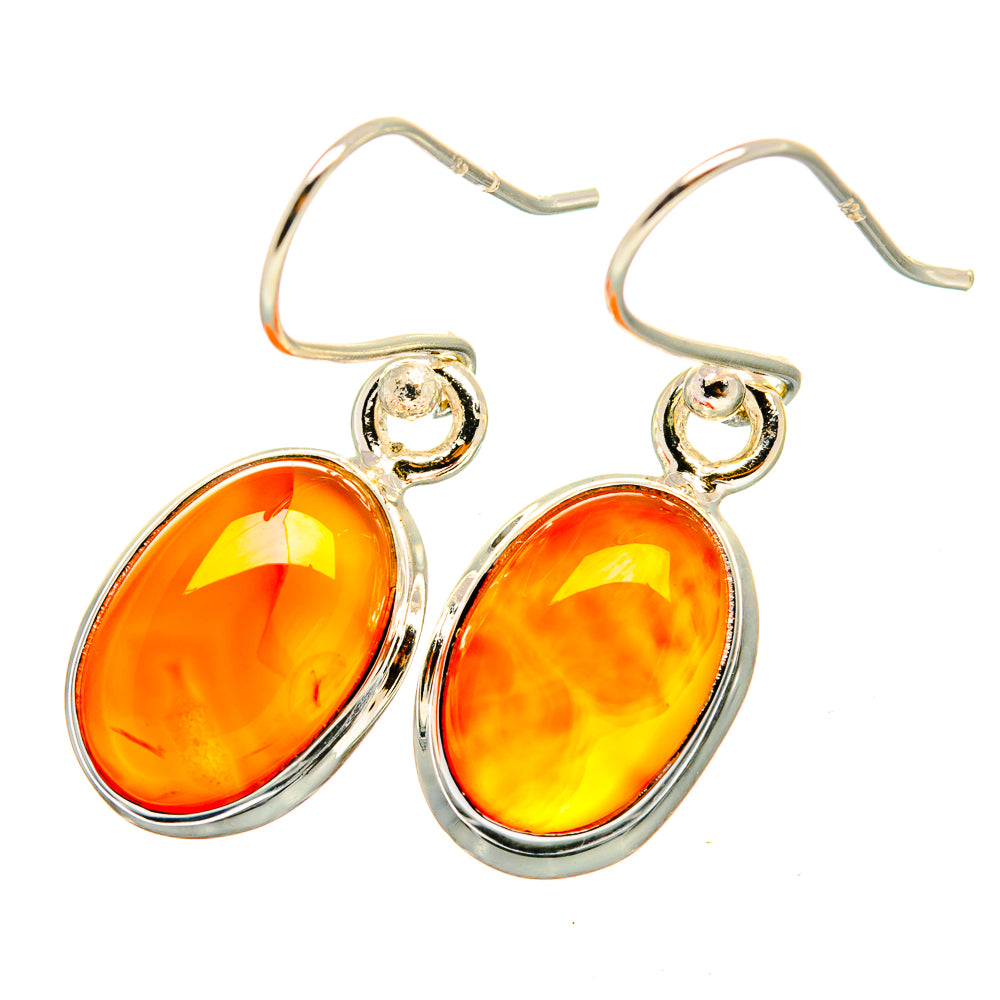 Carnelian Earrings handcrafted by Ana Silver Co - EARR419377