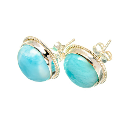 Larimar Earrings handcrafted by Ana Silver Co - EARR419395
