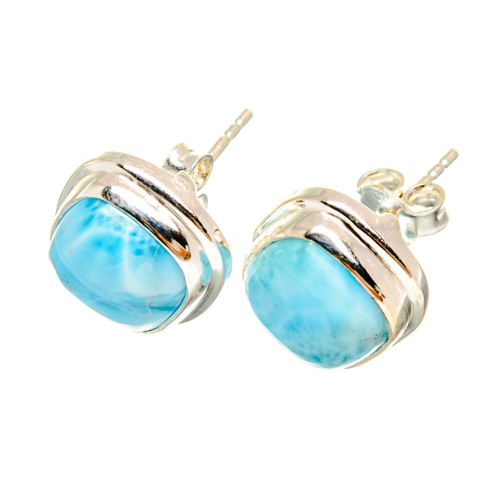 Larimar Earrings handcrafted by Ana Silver Co - EARR419405