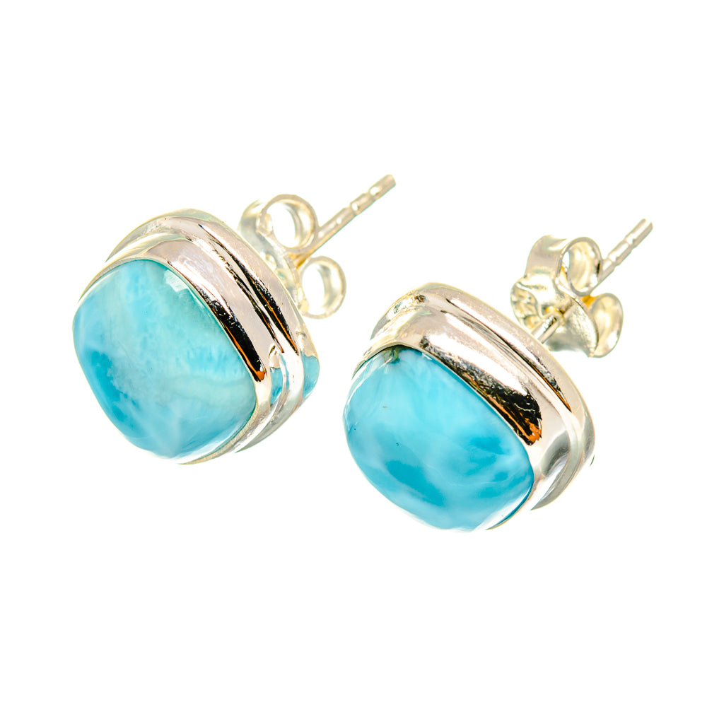 Larimar Earrings handcrafted by Ana Silver Co - EARR419416