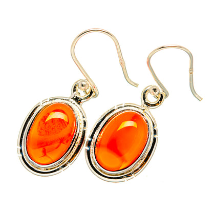 Carnelian Earrings handcrafted by Ana Silver Co - EARR419423