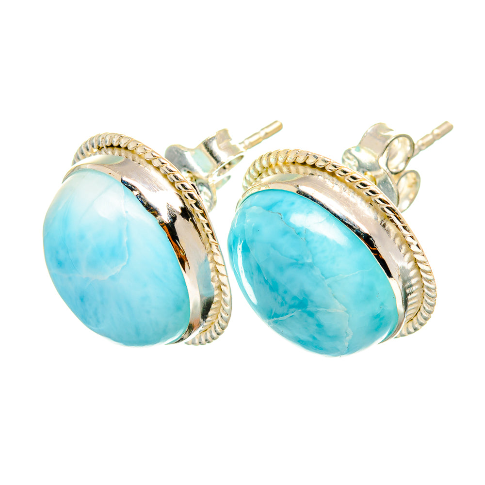 Larimar Earrings handcrafted by Ana Silver Co - EARR419425