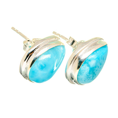 Larimar Earrings handcrafted by Ana Silver Co - EARR419430