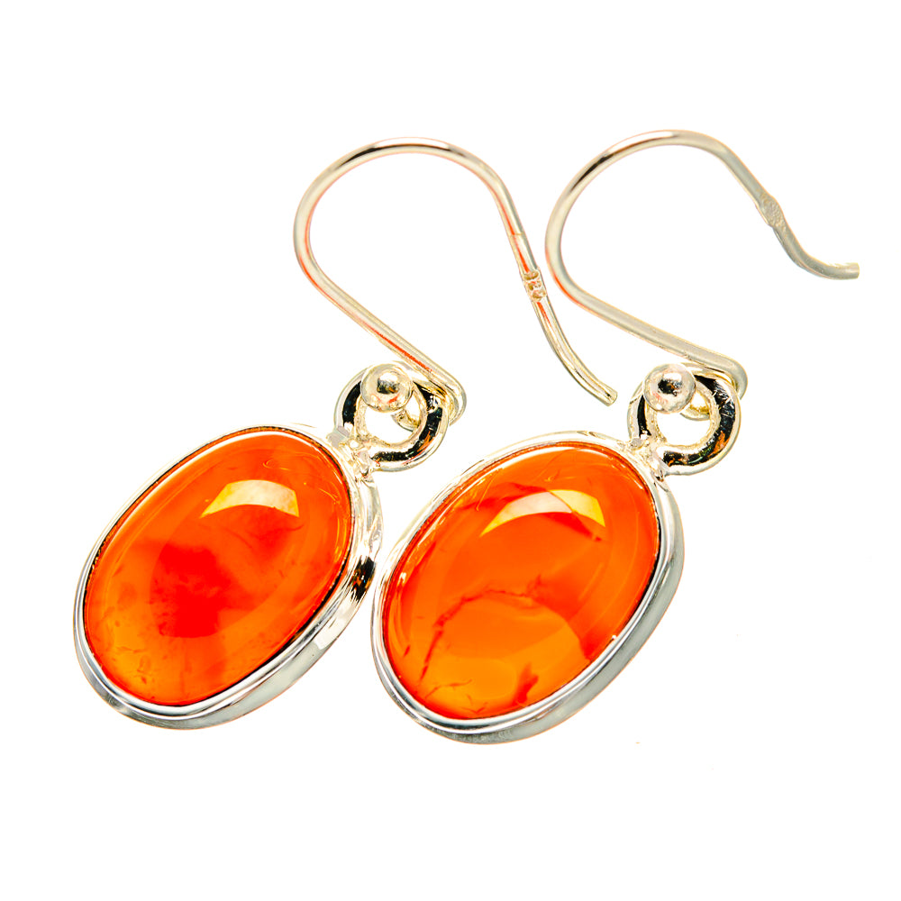 Carnelian Earrings handcrafted by Ana Silver Co - EARR419431