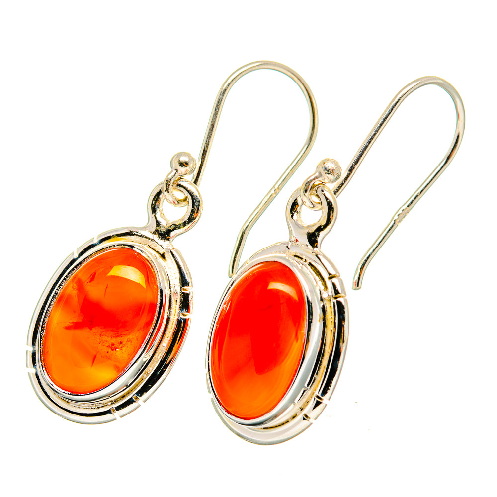 Carnelian Earrings handcrafted by Ana Silver Co - EARR419437