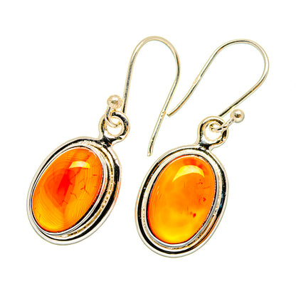 Carnelian Earrings handcrafted by Ana Silver Co - EARR419443