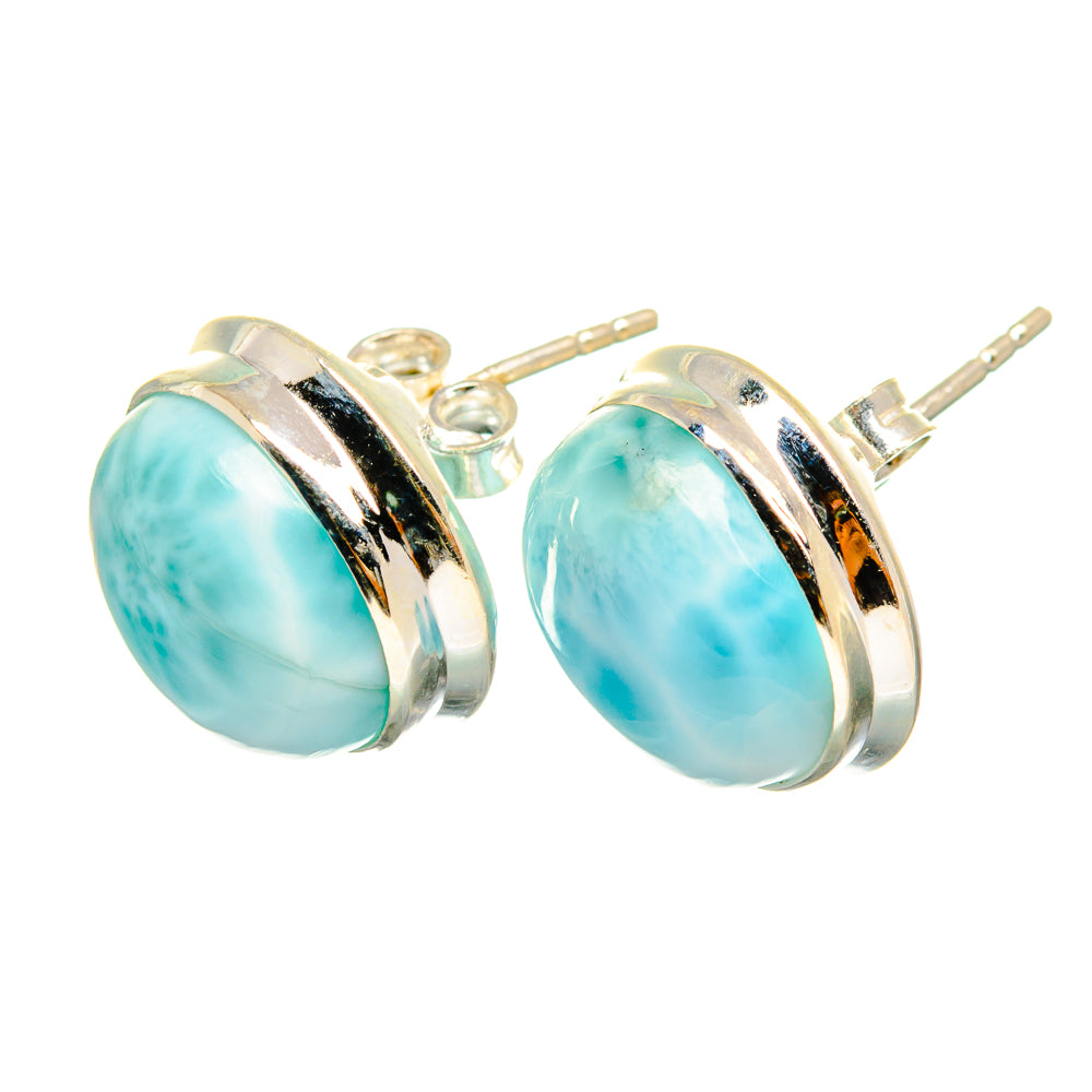 Larimar Earrings handcrafted by Ana Silver Co - EARR419446