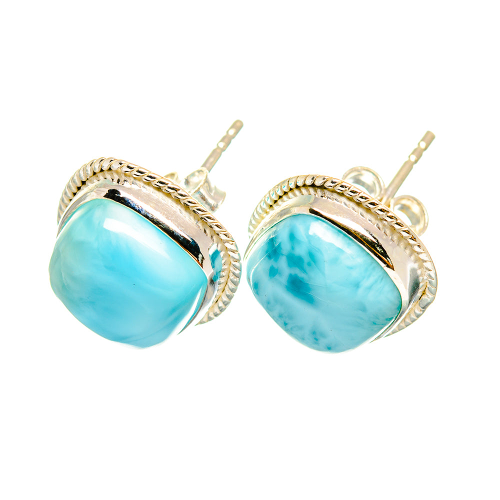 Larimar Earrings handcrafted by Ana Silver Co - EARR419457