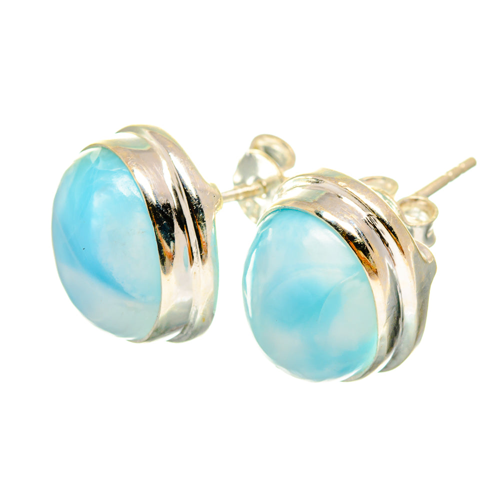 Larimar Earrings handcrafted by Ana Silver Co - EARR419468