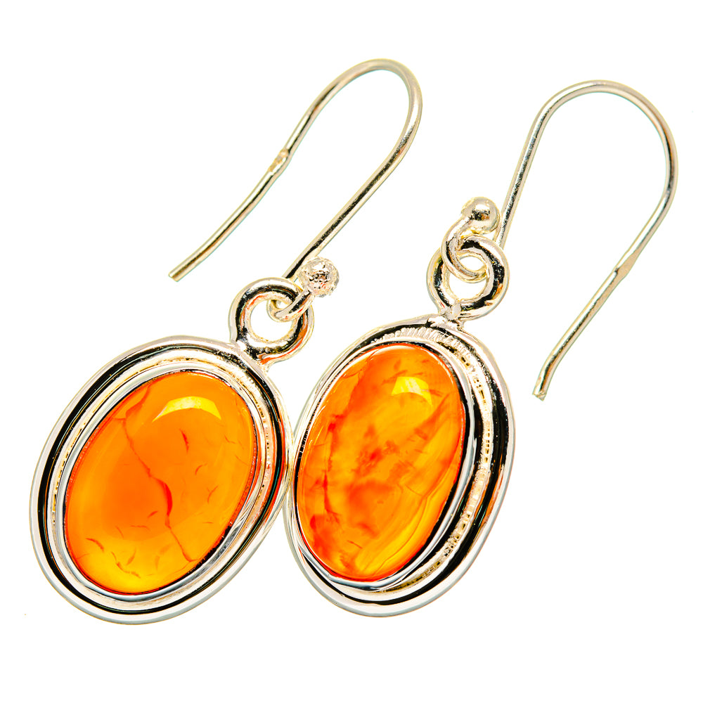 Carnelian Earrings handcrafted by Ana Silver Co - EARR419471