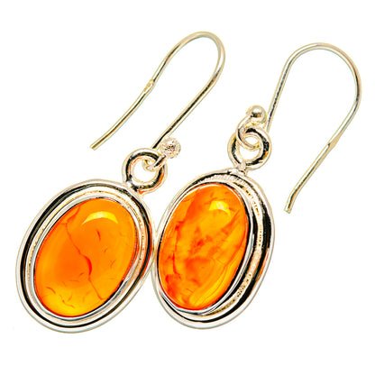 Carnelian Earrings handcrafted by Ana Silver Co - EARR419471
