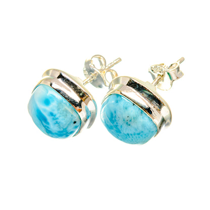 Larimar Earrings handcrafted by Ana Silver Co - EARR419478