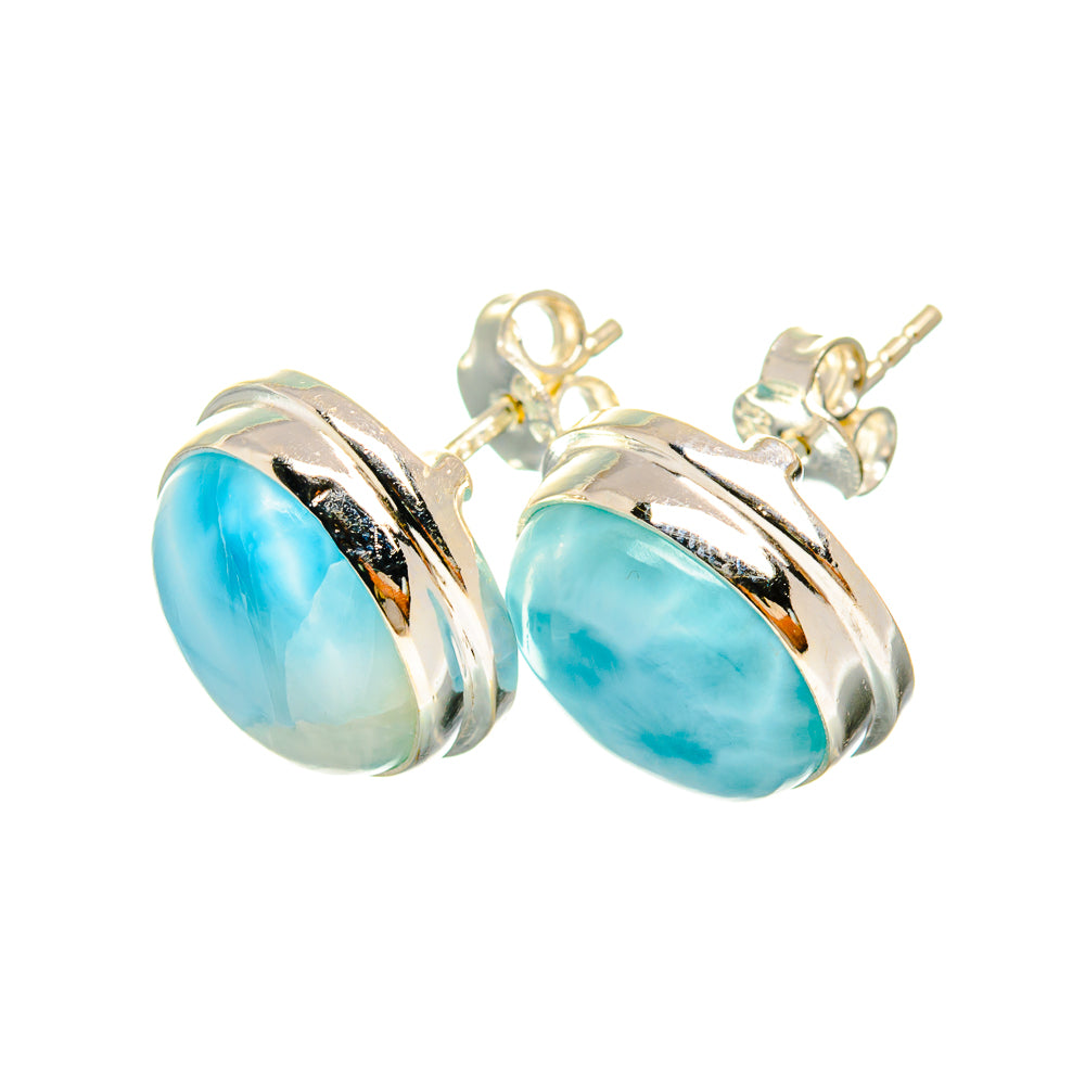 Larimar Earrings handcrafted by Ana Silver Co - EARR419481