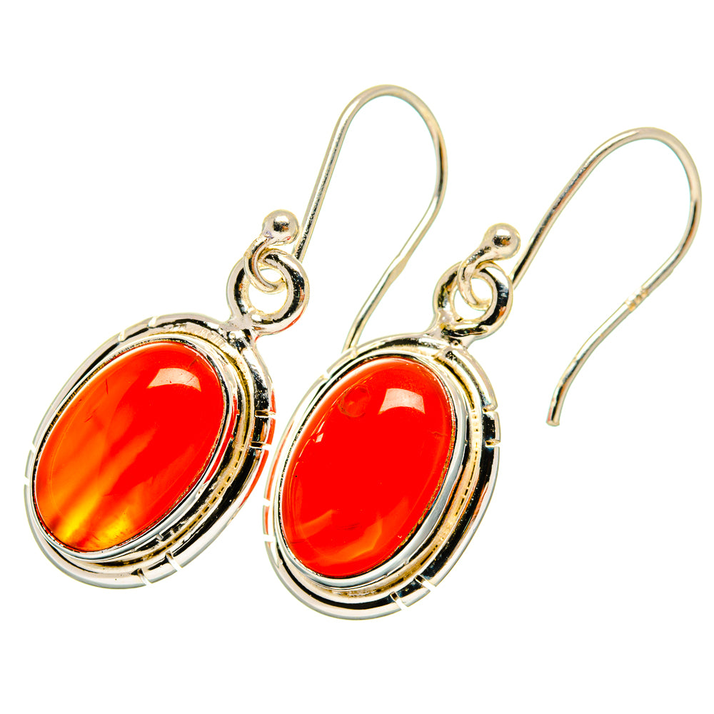 Carnelian Earrings handcrafted by Ana Silver Co - EARR419485
