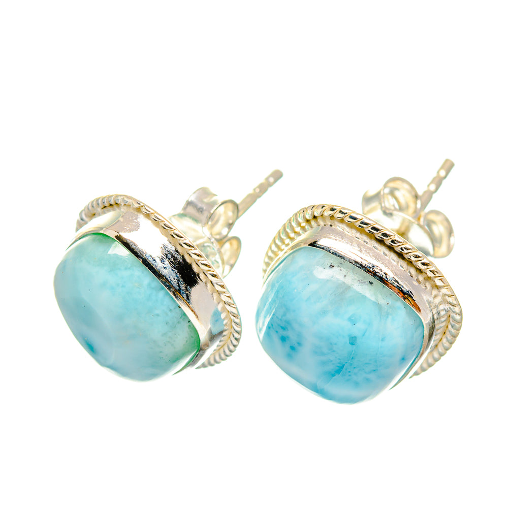Larimar Earrings handcrafted by Ana Silver Co - EARR419490