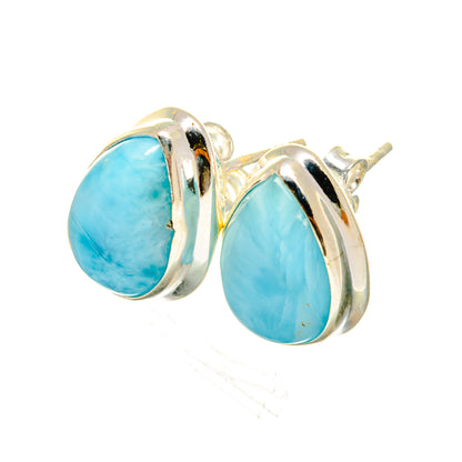 Larimar Earrings handcrafted by Ana Silver Co - EARR419492