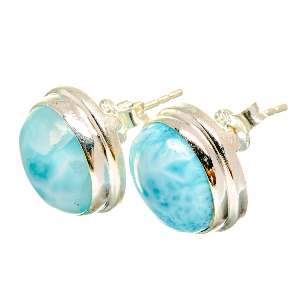 Larimar Earrings handcrafted by Ana Silver Co - EARR419513