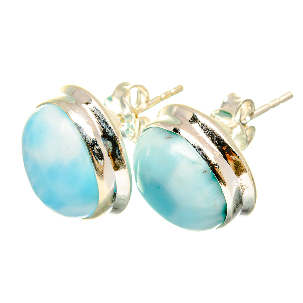 Larimar Earrings handcrafted by Ana Silver Co - EARR419543