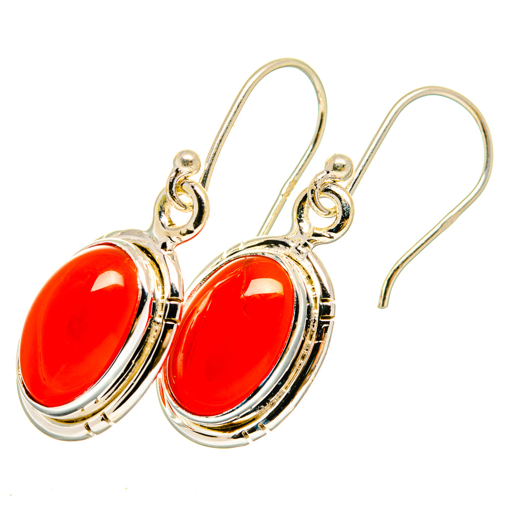 Carnelian Earrings handcrafted by Ana Silver Co - EARR419551