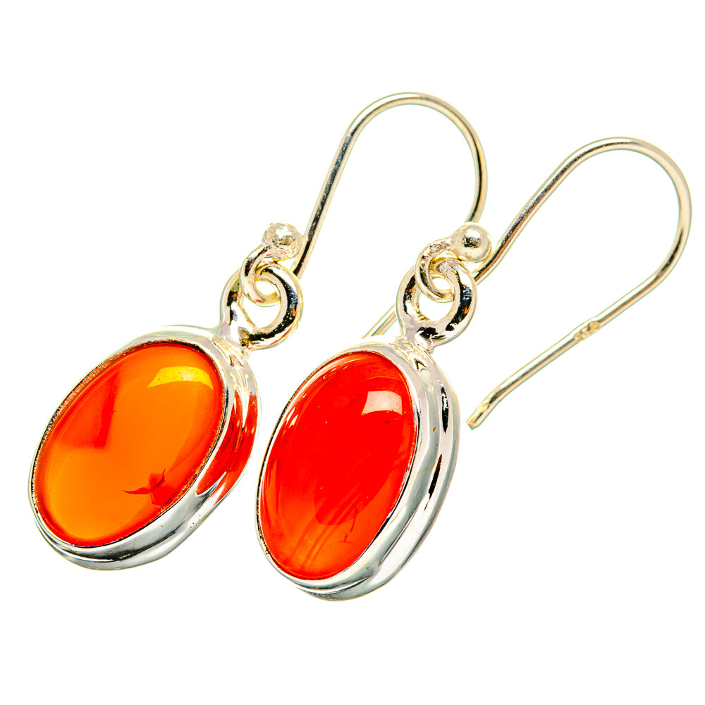 Carnelian Earrings handcrafted by Ana Silver Co - EARR419590