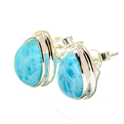 Larimar Earrings handcrafted by Ana Silver Co - EARR419592