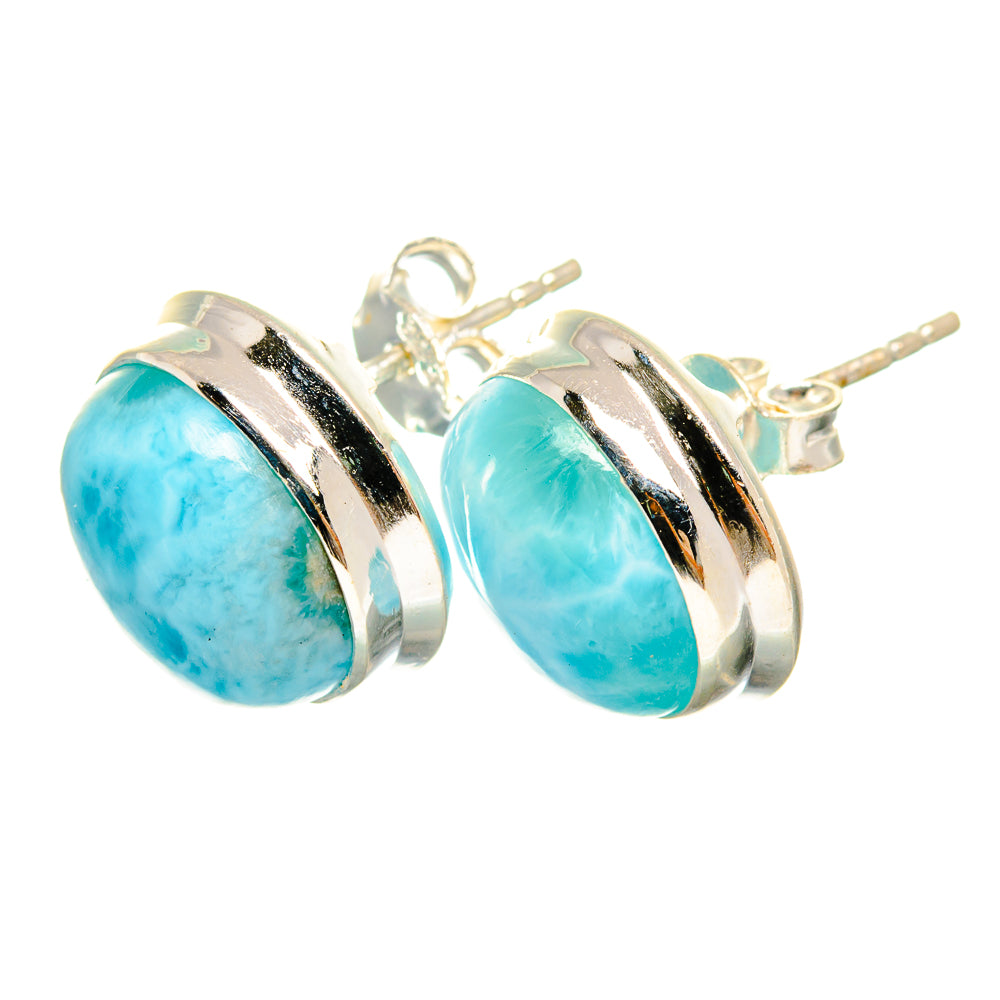 Larimar Earrings handcrafted by Ana Silver Co - EARR419625