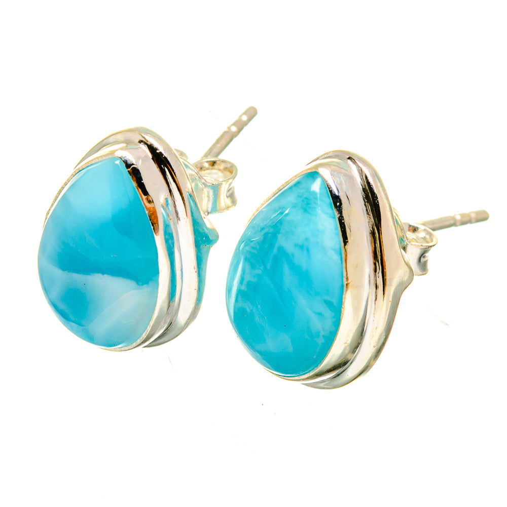 Larimar Earrings handcrafted by Ana Silver Co - EARR419627