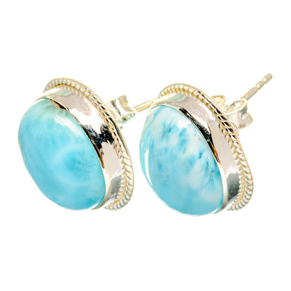 Larimar Earrings handcrafted by Ana Silver Co - EARR419635