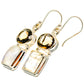 Rainbow Moonstone Earrings handcrafted by Ana Silver Co - EARR419639