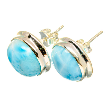 Larimar Earrings handcrafted by Ana Silver Co - EARR419647