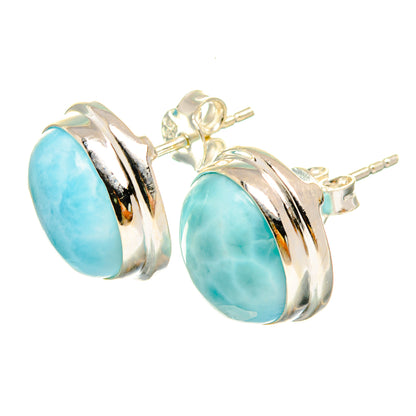 Larimar Earrings handcrafted by Ana Silver Co - EARR419666