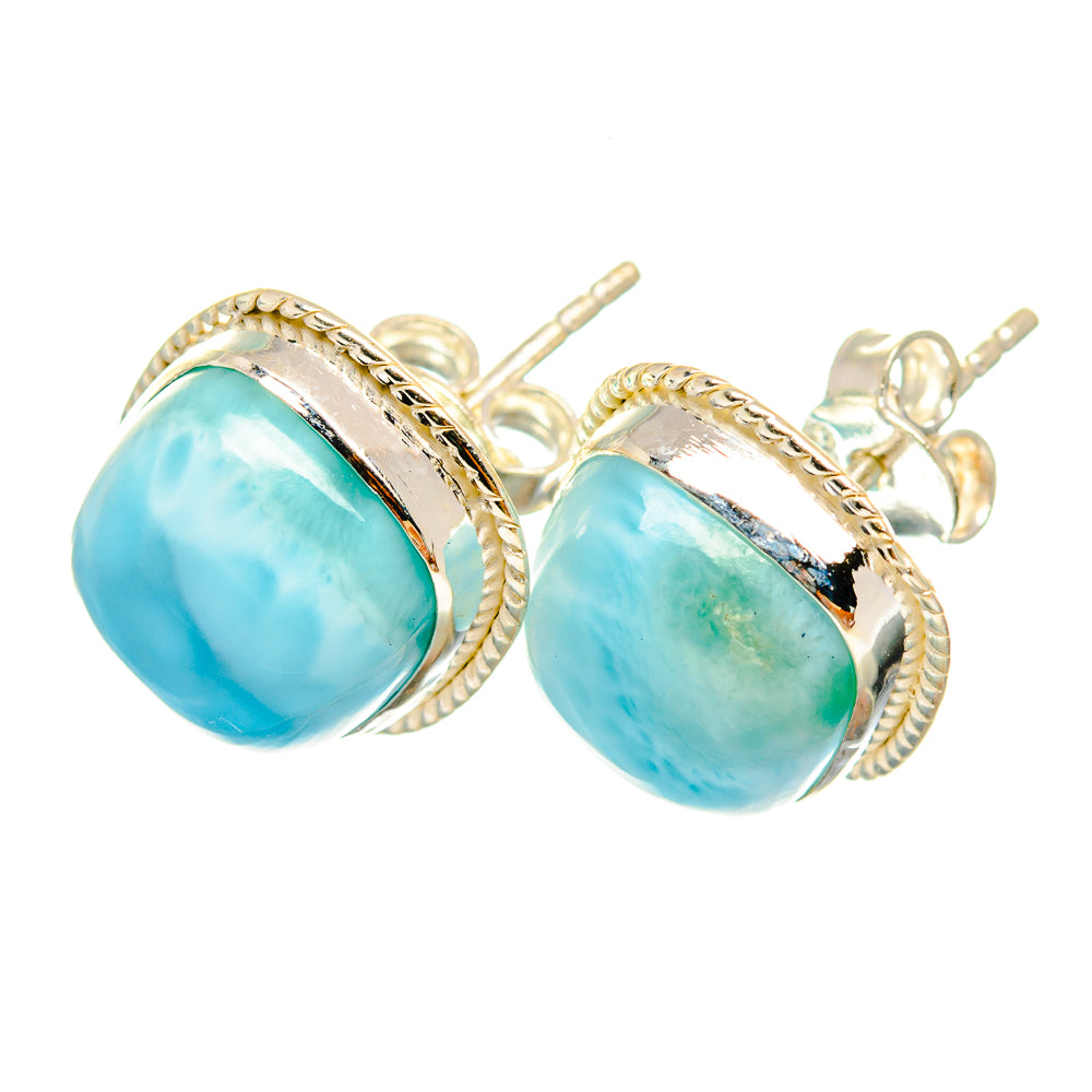 Larimar Earrings handcrafted by Ana Silver Co - EARR419668