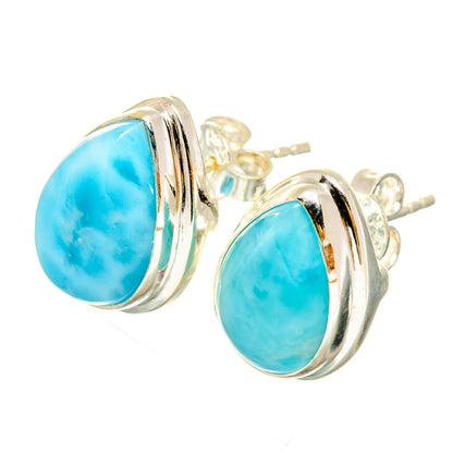 Larimar Earrings handcrafted by Ana Silver Co - EARR419670