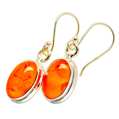 Carnelian Earrings handcrafted by Ana Silver Co - EARR419678