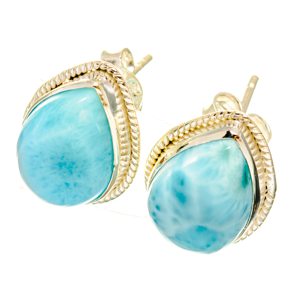 Larimar Earrings handcrafted by Ana Silver Co - EARR419680