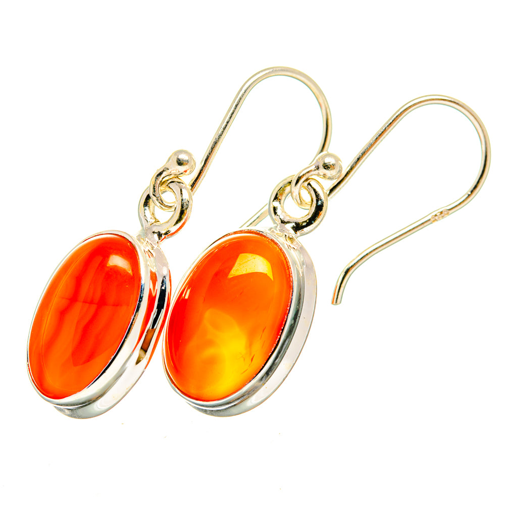Carnelian Earrings handcrafted by Ana Silver Co - EARR419681