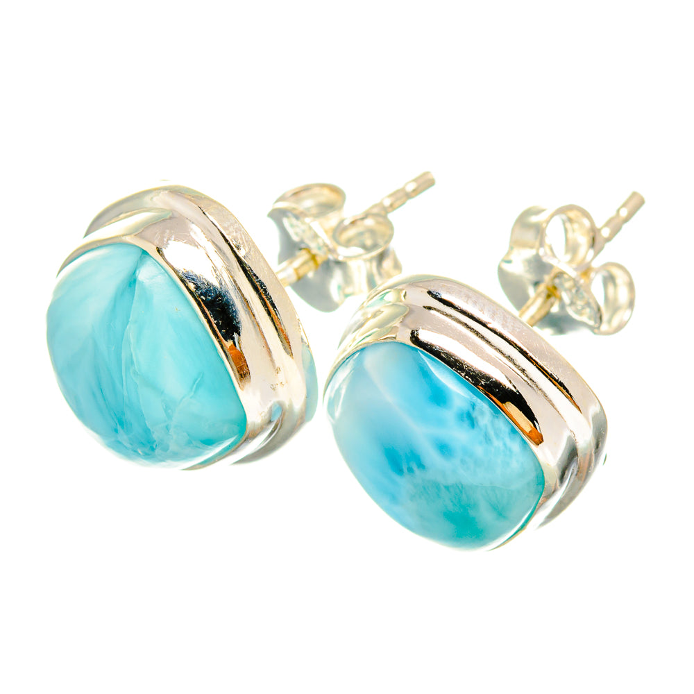 Larimar Earrings handcrafted by Ana Silver Co - EARR419683