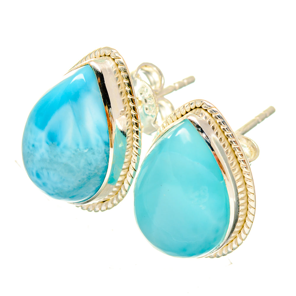 Larimar Earrings handcrafted by Ana Silver Co - EARR419686