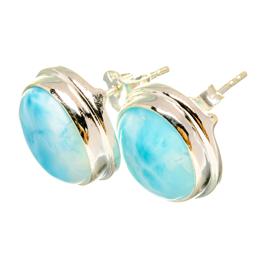 Larimar Earrings handcrafted by Ana Silver Co - EARR419689