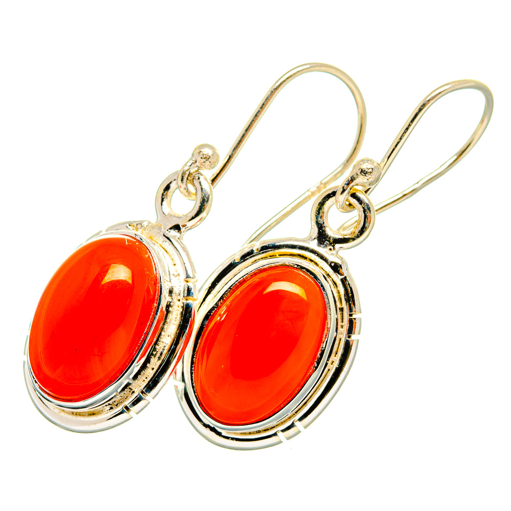 Carnelian Earrings handcrafted by Ana Silver Co - EARR419697