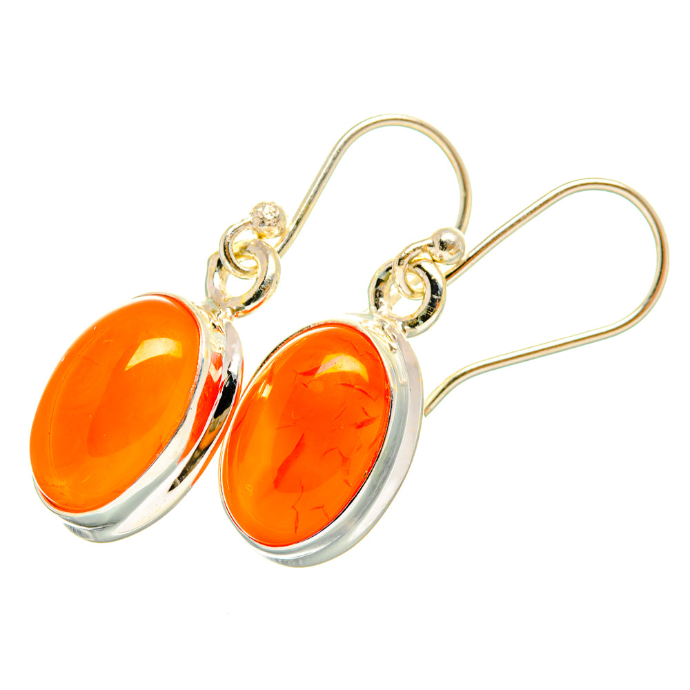 Carnelian Earrings handcrafted by Ana Silver Co - EARR419701