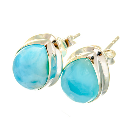 Larimar Earrings handcrafted by Ana Silver Co - EARR419702