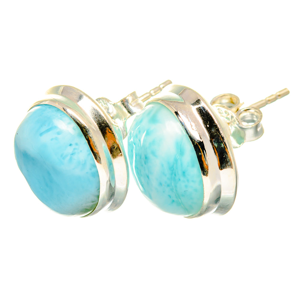 Larimar Earrings handcrafted by Ana Silver Co - EARR419711